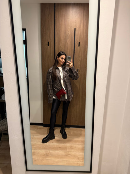 Сорочка вільного крою Bordo