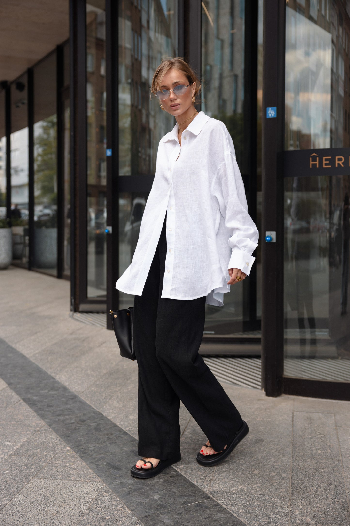 Лляна сорочка Total White