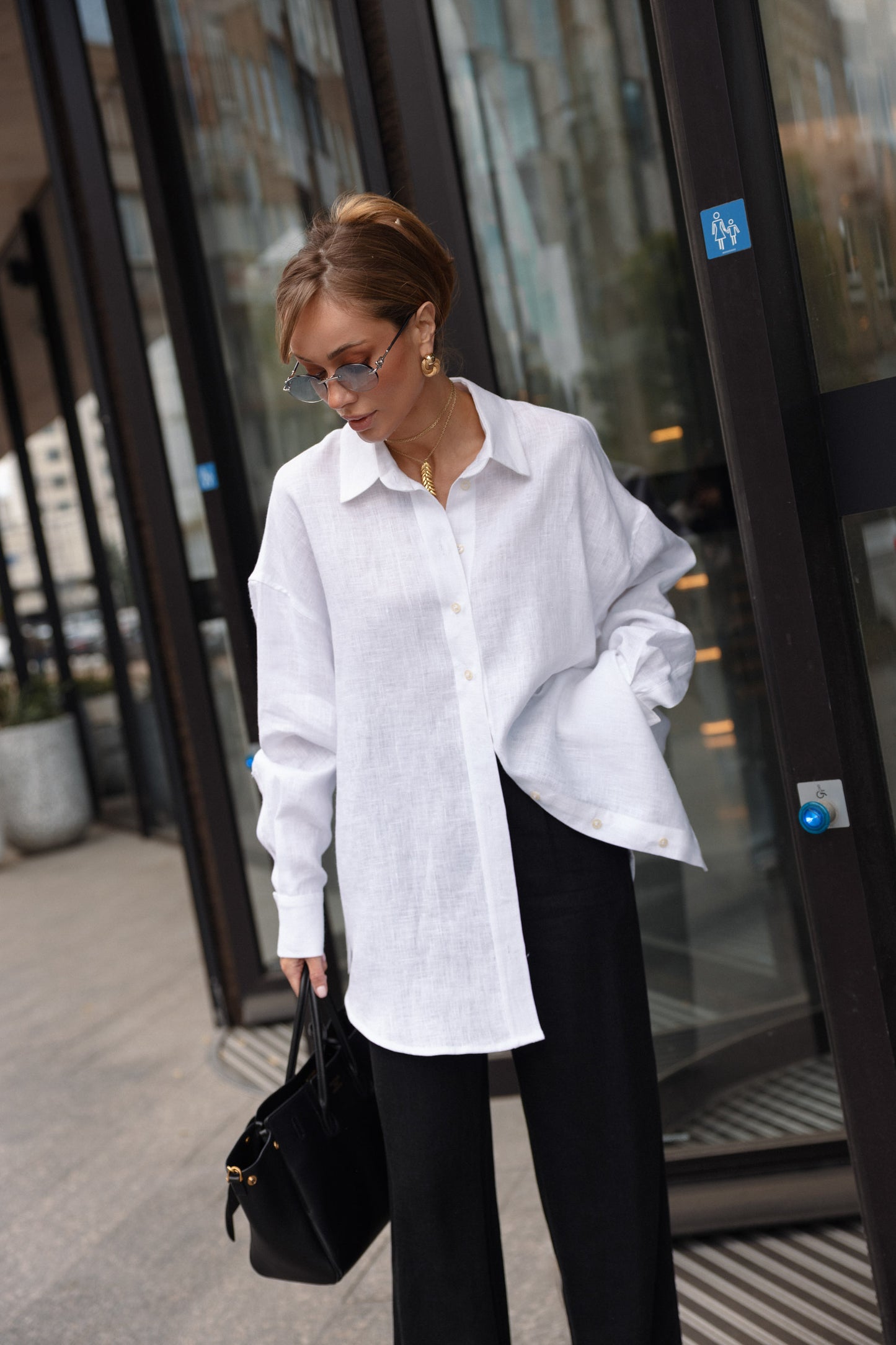 Лляна сорочка Total White