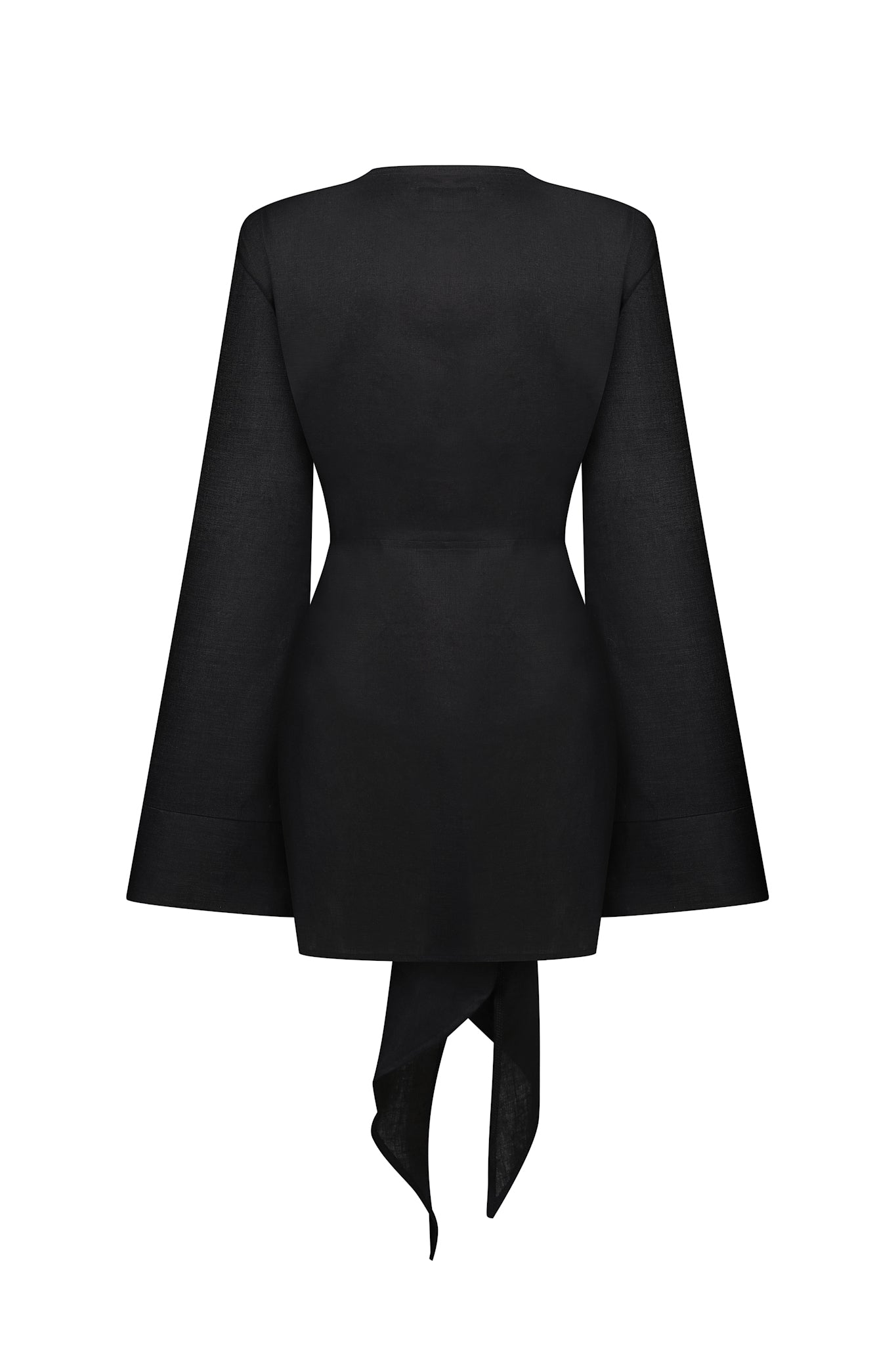 Dress with ties