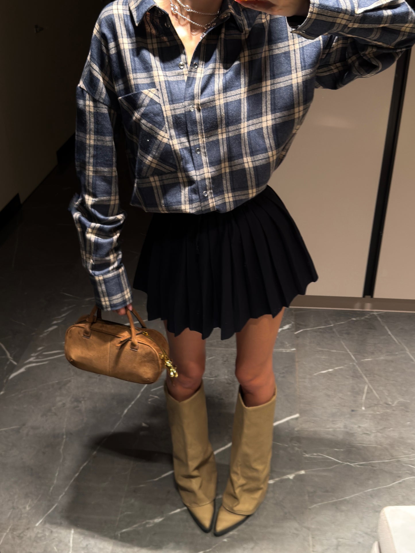 Сорочка вільного крою Blue