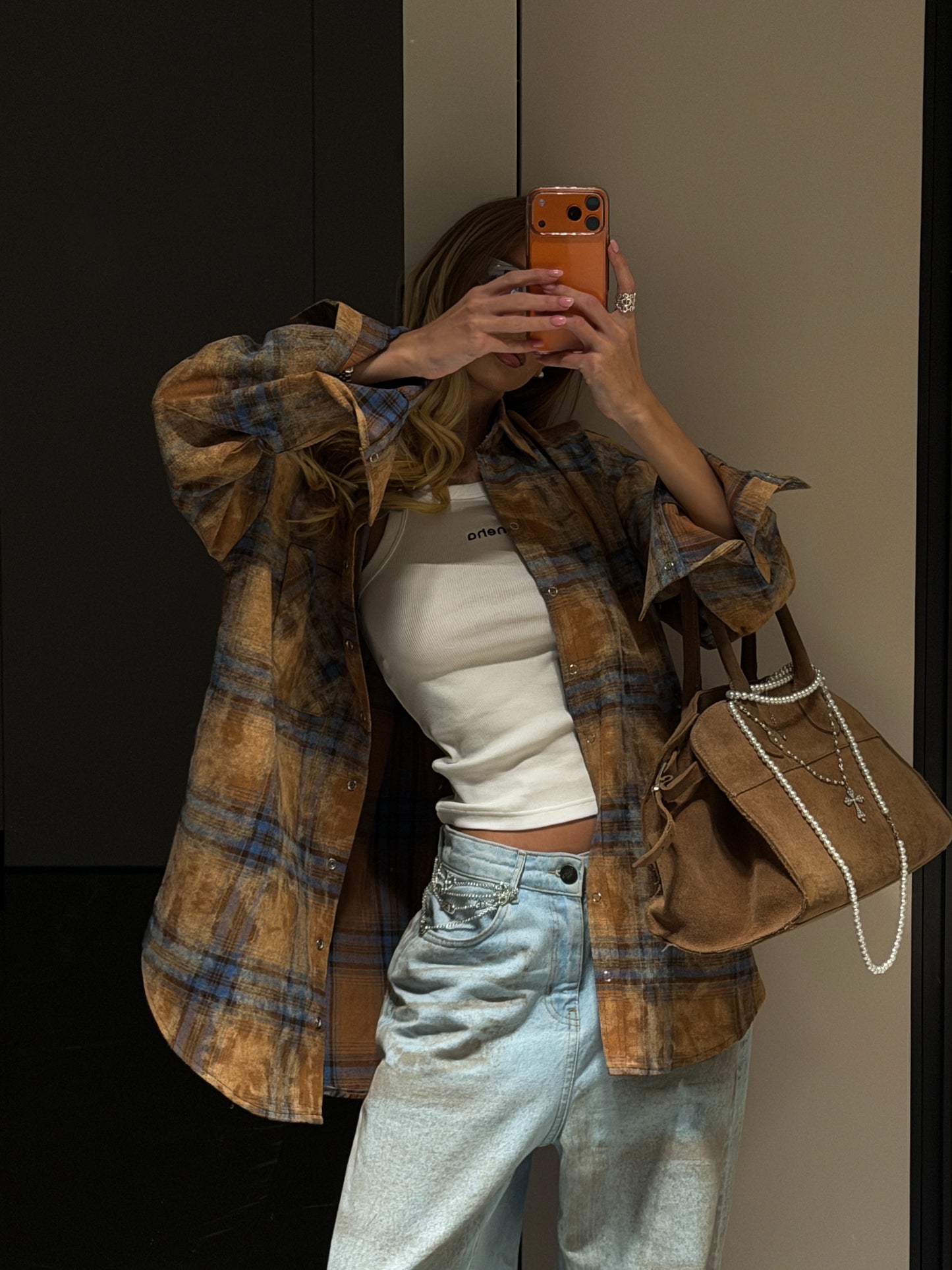 Сорочка вільного крою Camel