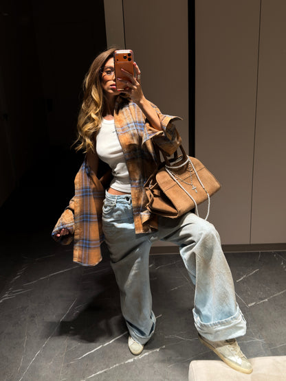 Сорочка вільного крою Camel