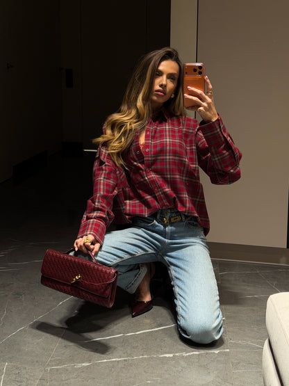 Сорочка вільного крою Red