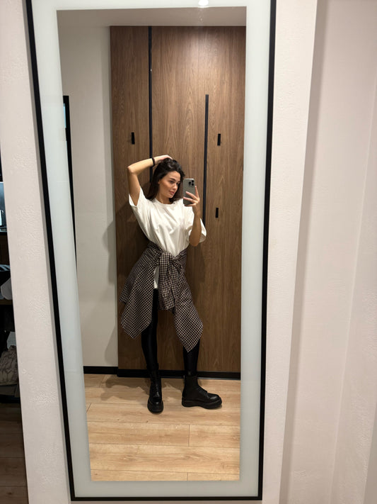 Сорочка вільного крою Bordo