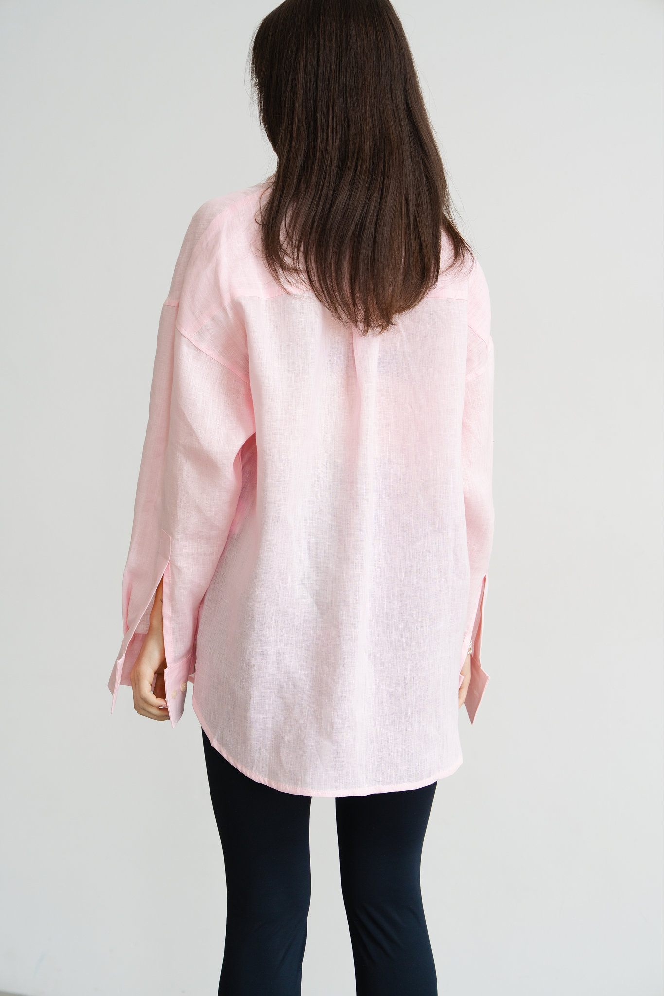 Лляна сорочка Baby Pink