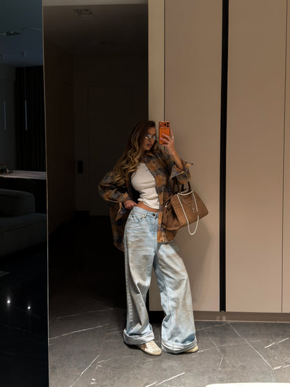 Сорочка вільного крою Camel