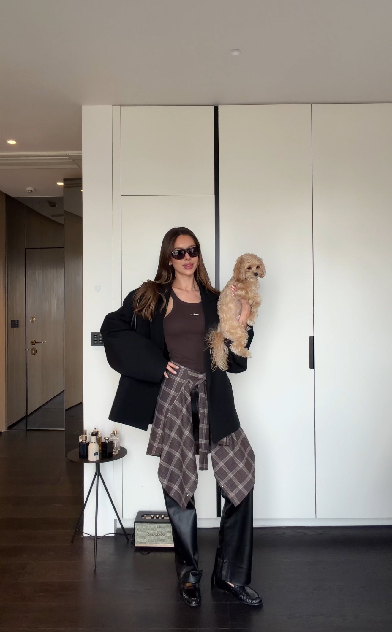 Сорочка вільного крою Hermes Chocolate