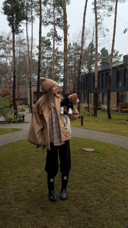 Сорочка вільного крою Beige