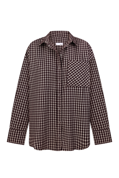 Сорочка вільного крою Bordo