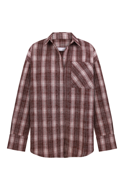 Сорочка вільного крою Wine