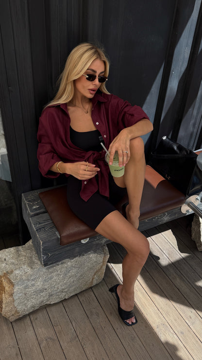 Лляна сорочка Marsala