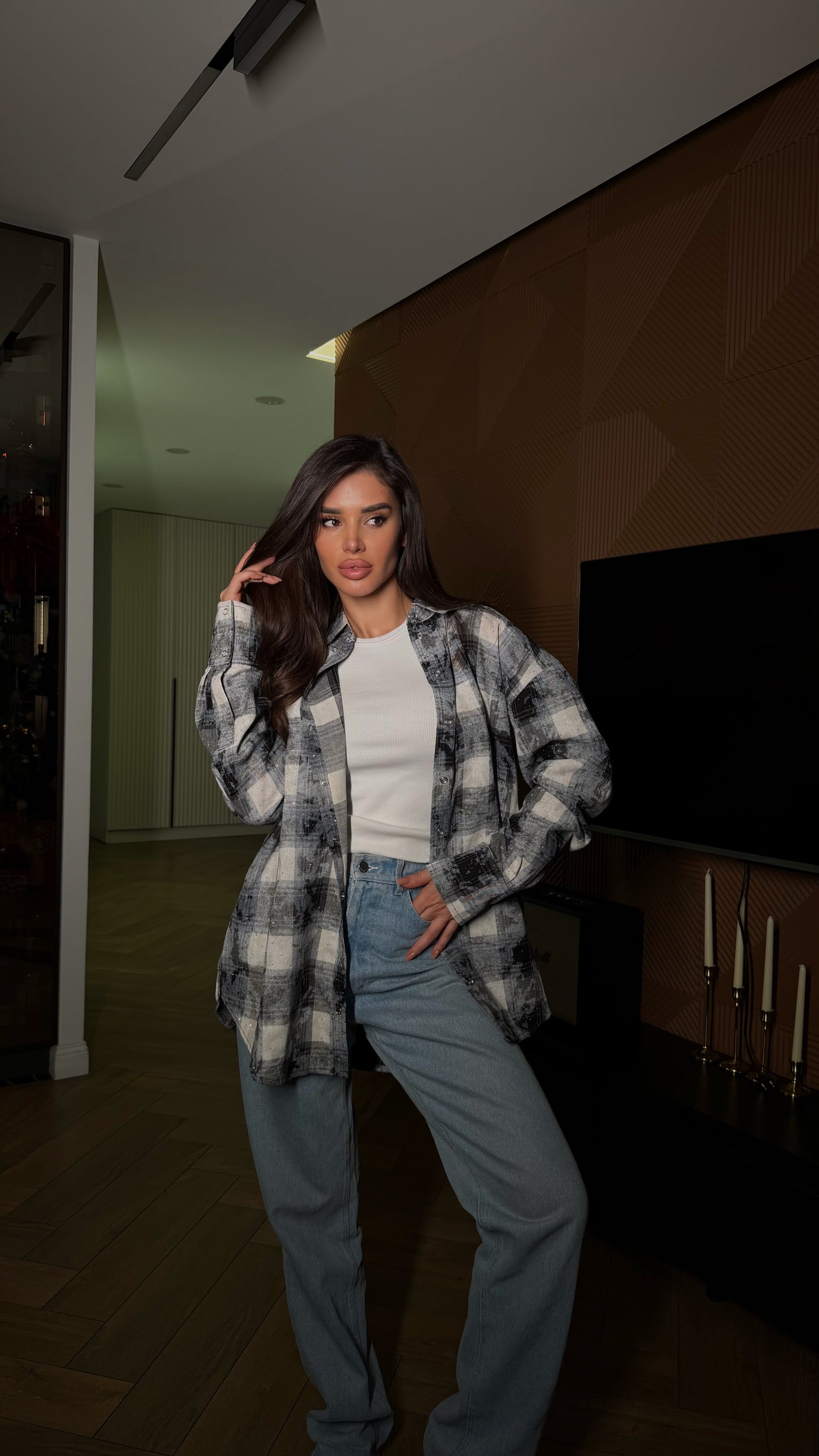 Сорочка вільного крою Black Diamonds