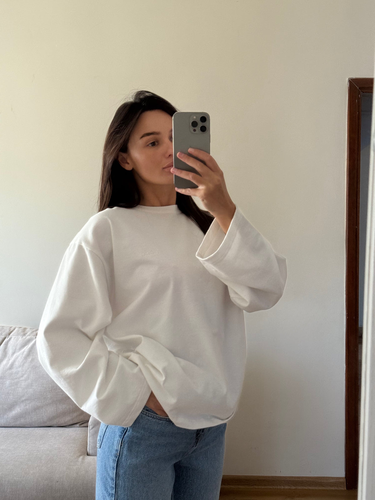 Oversized Longsleeve Milk