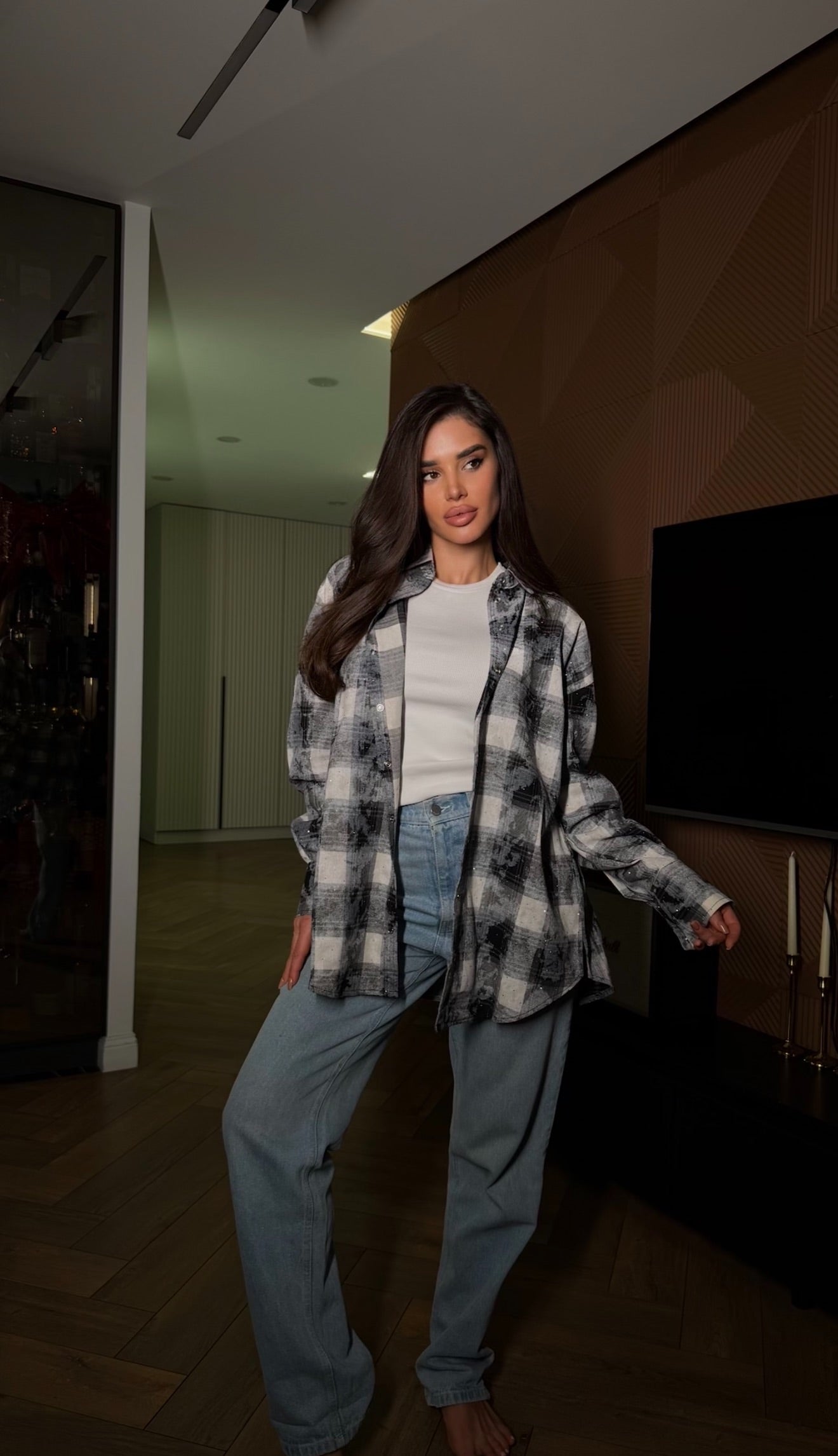 Сорочка вільного крою Black Diamonds