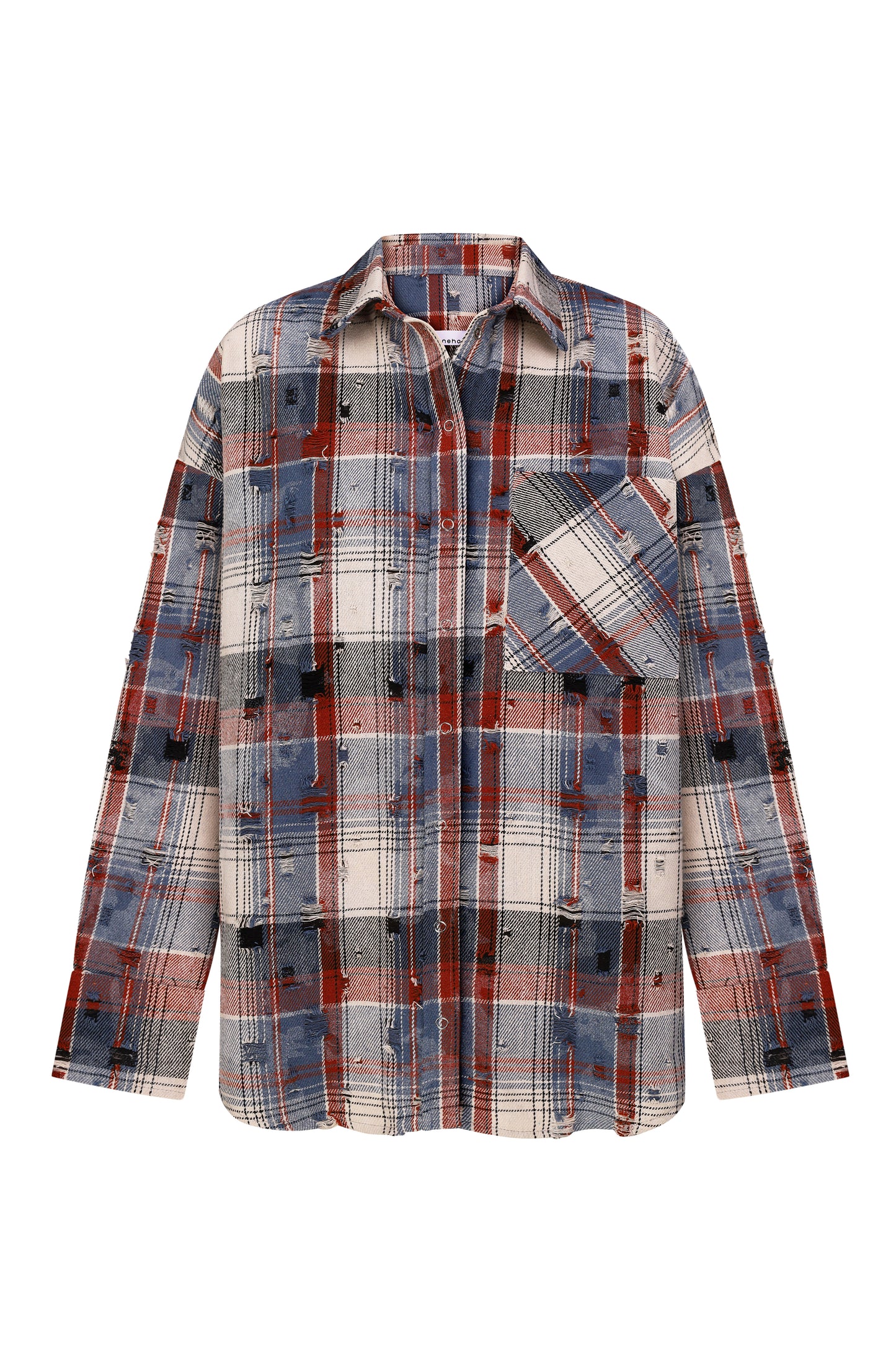 Сорочка вільного крою Grunge Navy