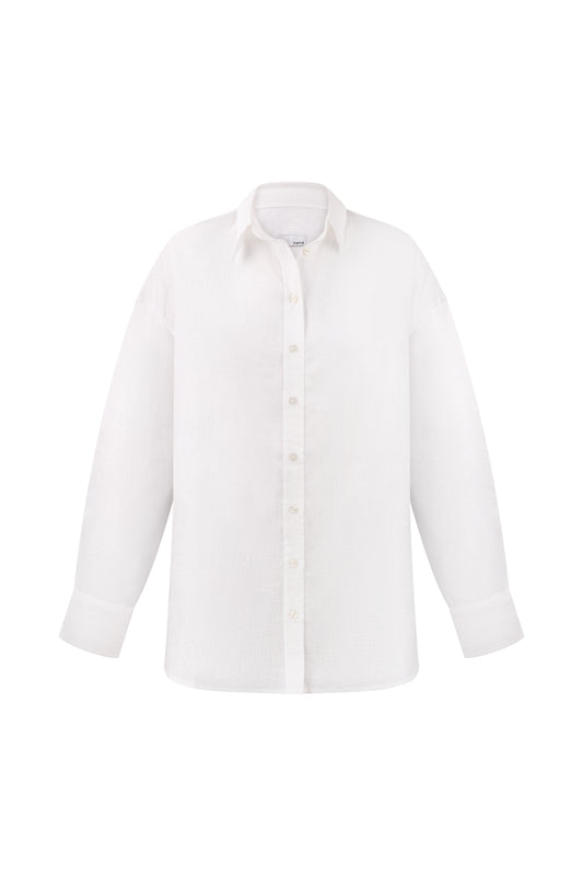 Лляна сорочка Total White