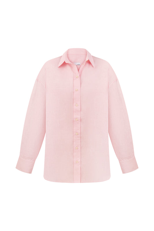 Лляна сорочка Baby Pink
