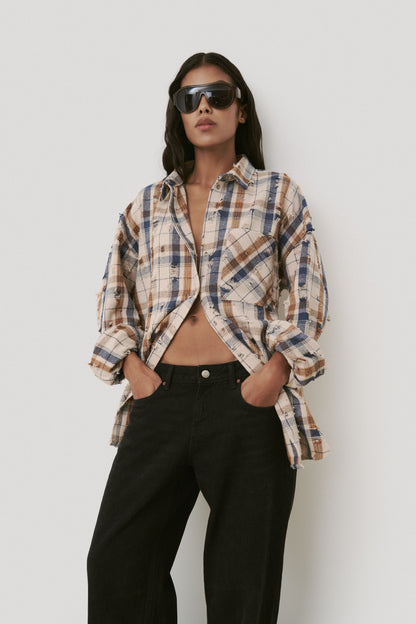 Сорочка вільного крою Grunge Vintage
