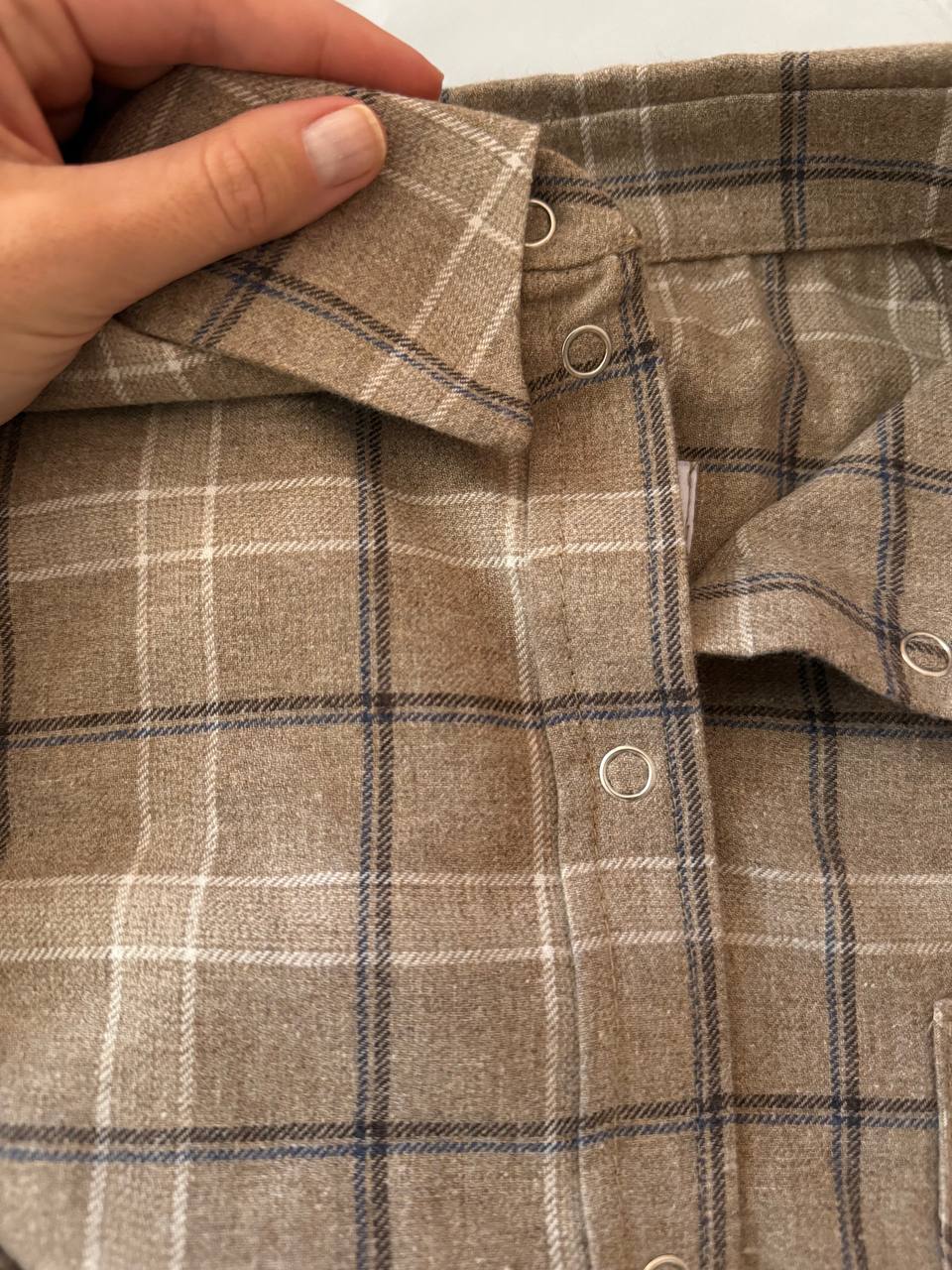 Сорочка вільного крою Hermes Beige