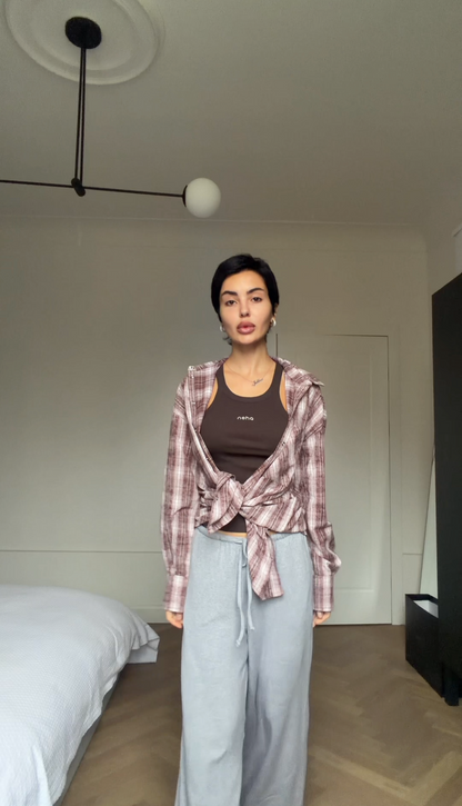 Сорочка вільного крою Wine